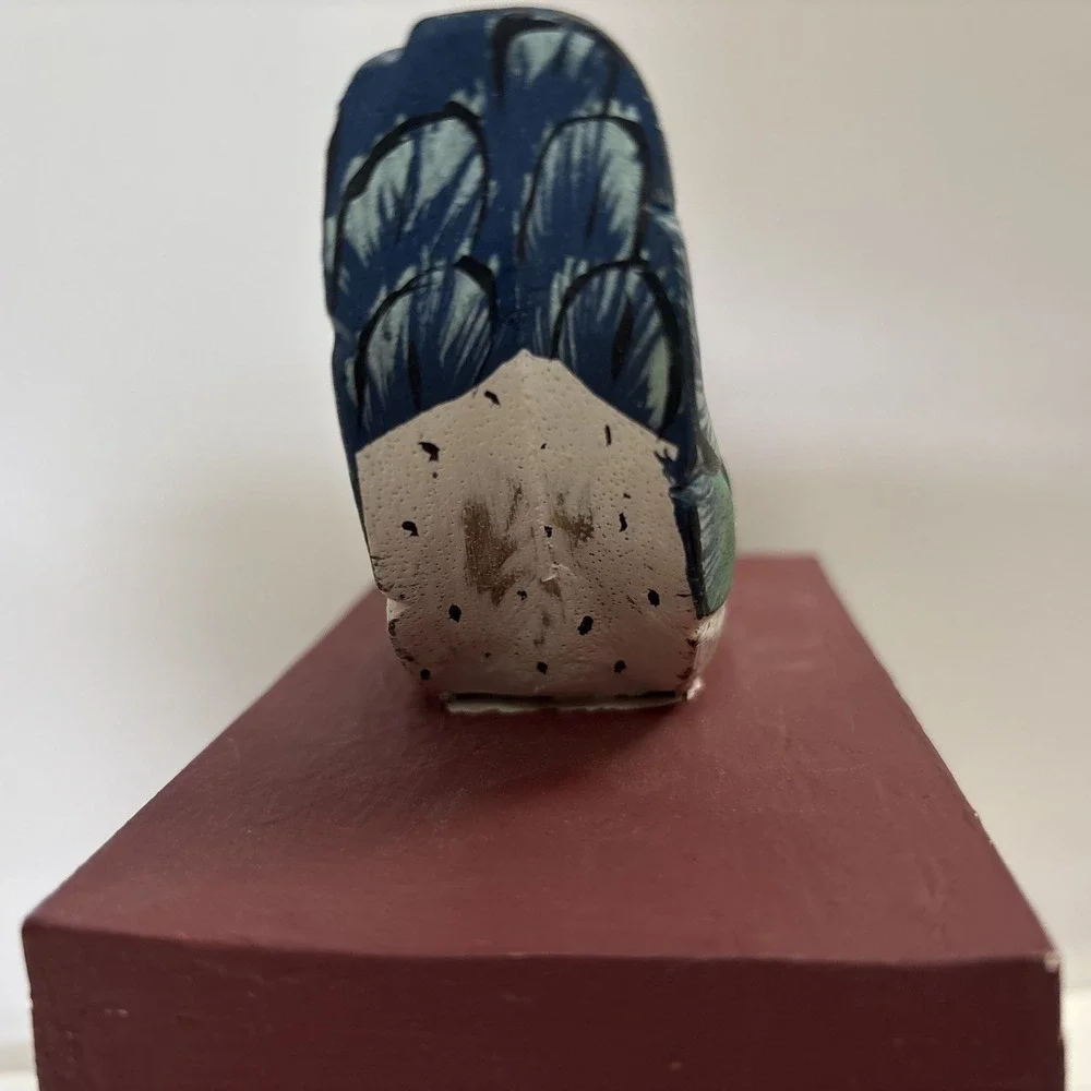 Rustic Decorative Box Country Wooden Hand Painted Chicken Country Decor